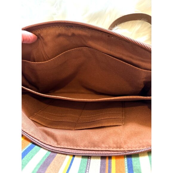 Relic Striped Crossbody Bag With Adjustable Strap & Multiple Pockets Purse Fall - Picture 5 of 9